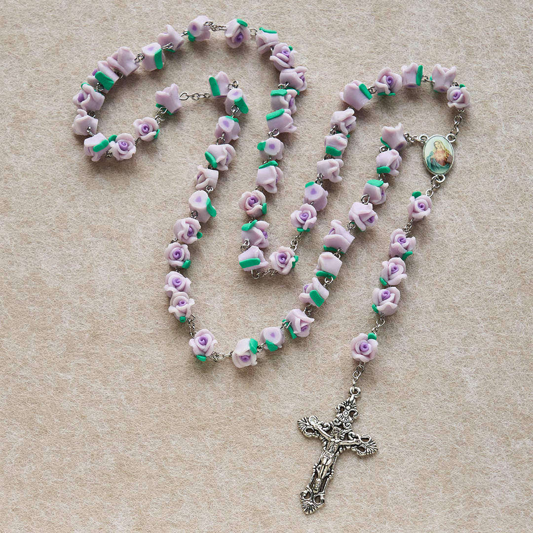FREE Today:  Soft Clay Rose Rosary: Floral Devotion & Handcrafted Spiritual Connection - image 11