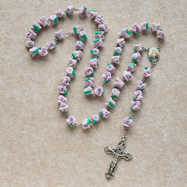 FREE Today:  Soft Clay Rose Rosary: Floral Devotion & Handcrafted Spiritual Connection - image 11