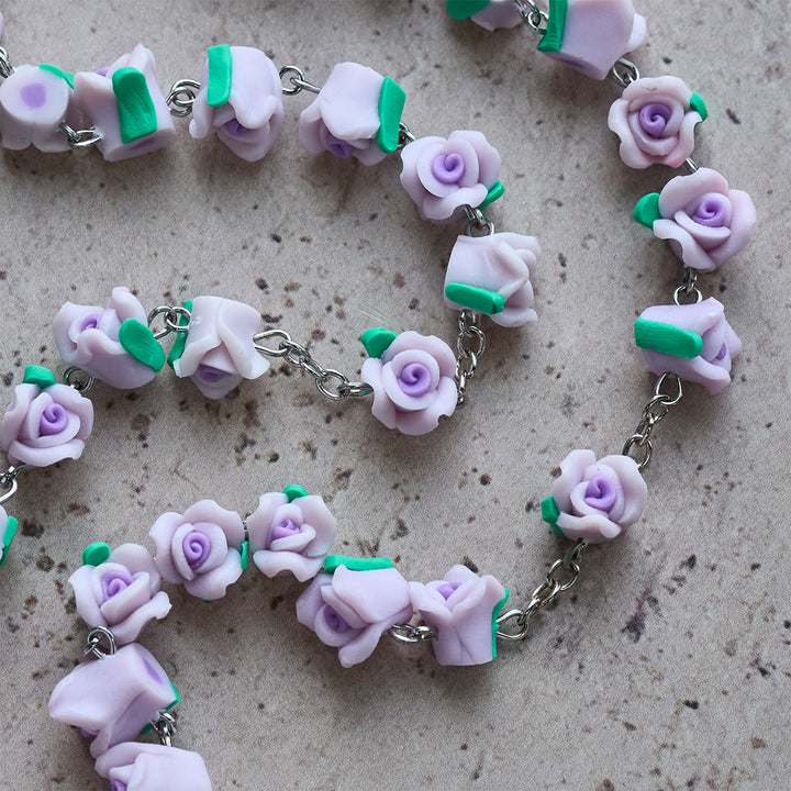 FREE Today:  Soft Clay Rose Rosary: Floral Devotion & Handcrafted Spiritual Connection - image 14