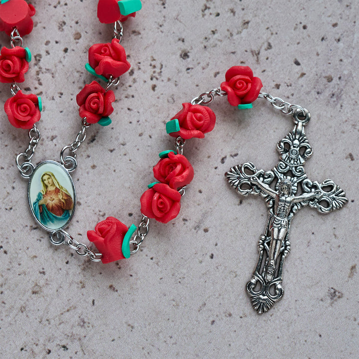 FREE Today:  Soft Clay Rose Rosary: Floral Devotion & Handcrafted Spiritual Connection - image 7