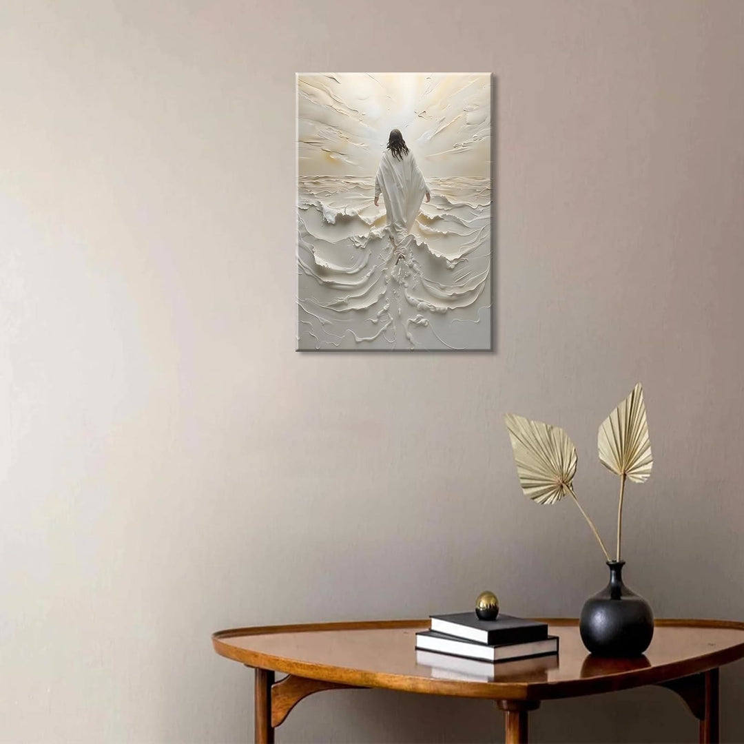 Christianartworkshop Jesus Walking on Water Wall Art Prints: Faith & Divine Guidance - image 3