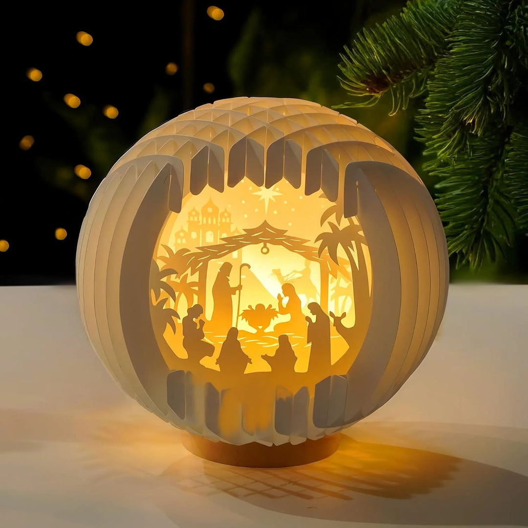 Christianartworkshop Nativity Globe Lamp: A Glowing Embrace of Christmas Faith & Wonder - image 5