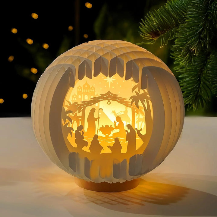 Christianartworkshop Nativity Globe Lamp: A Glowing Embrace of Christmas Faith & Wonder - image 3
