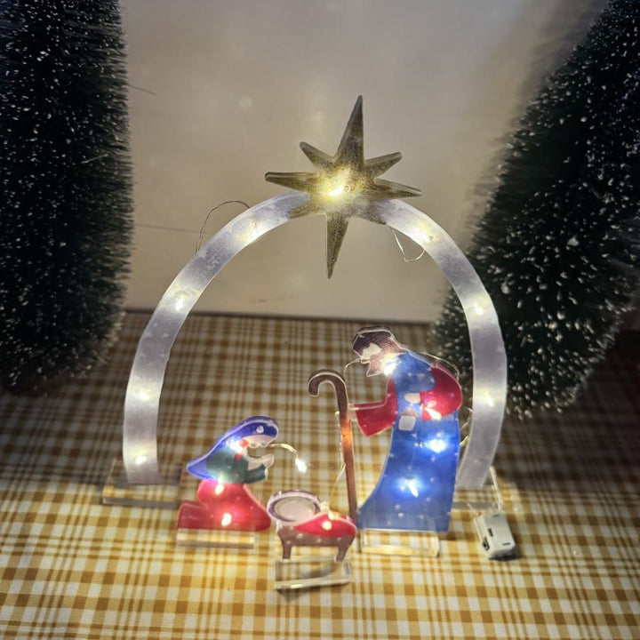 Christianartworkshop Holy Family Light Decor: Christmas Story & Devotional Charm for Homes - image 1