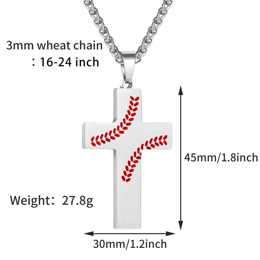 FREE Today: Baseball Stitch Cross Necklace: Athletic Devotion & Inspirational Quote - image 14