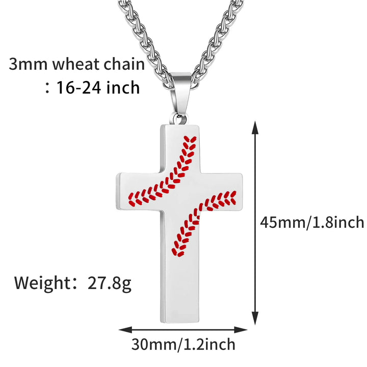 FREE Today: Baseball Stitch Cross Necklace: Athletic Devotion & Inspirational Quote - image 14