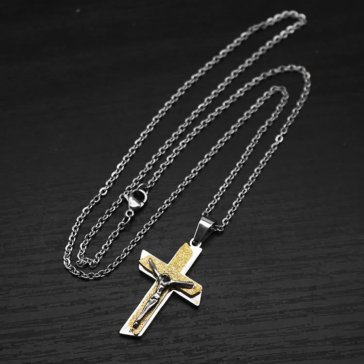 Christianartworkshop Crucifix Adornment Necklace: Spiritual Symbol & Crafted Elegance - image 5
