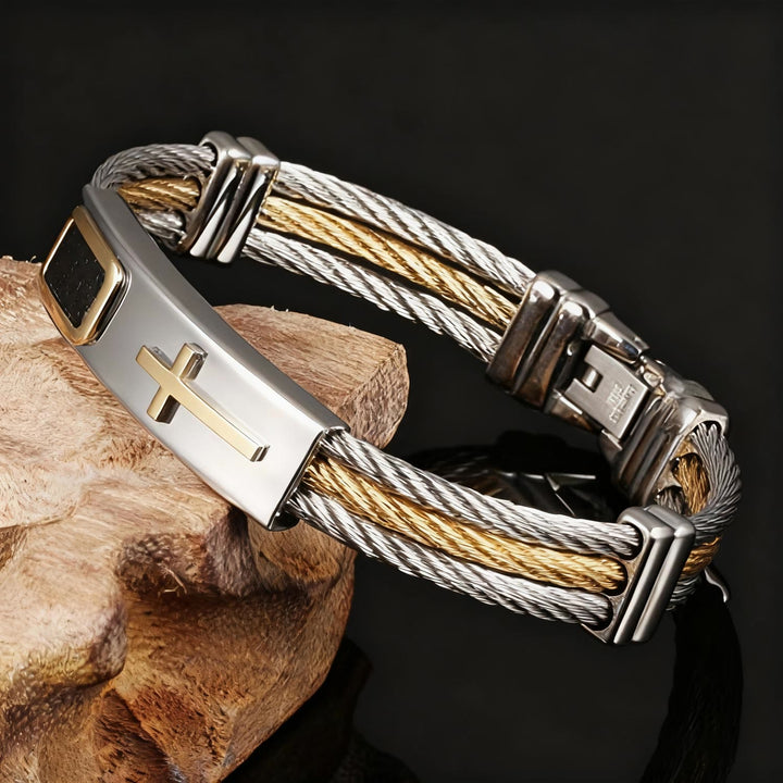 Christianartworkshop Cross Cable Bracelet: Faith-Driven Style & Enduring Devotion - image 4