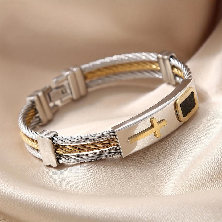 Christianartworkshop Cross Cable Bracelet: Faith-Driven Style & Enduring Devotion - image 3