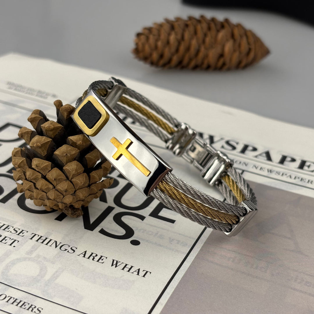 Christianartworkshop Cross Cable Bracelet: Faith-Driven Style & Enduring Devotion - image 6