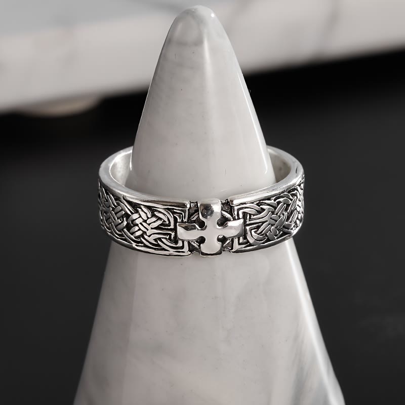 Christianartworkshop Celtic Cross Ring: Timeless Faith & Intricate Devotion - image 5