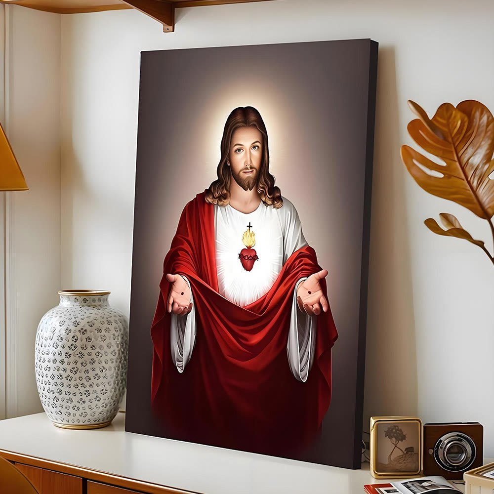 Christianartworkshop Sacred Jesus Heart Wall Art Prints: Spiritual Warmth for Believing Homes - image 3