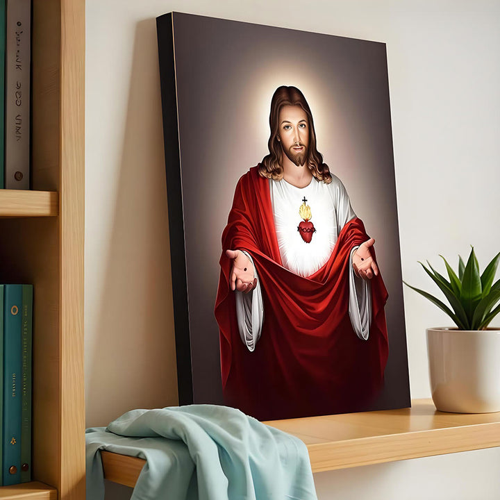 Christianartworkshop Sacred Jesus Heart Wall Art Prints: Spiritual Warmth for Believing Homes - image 2