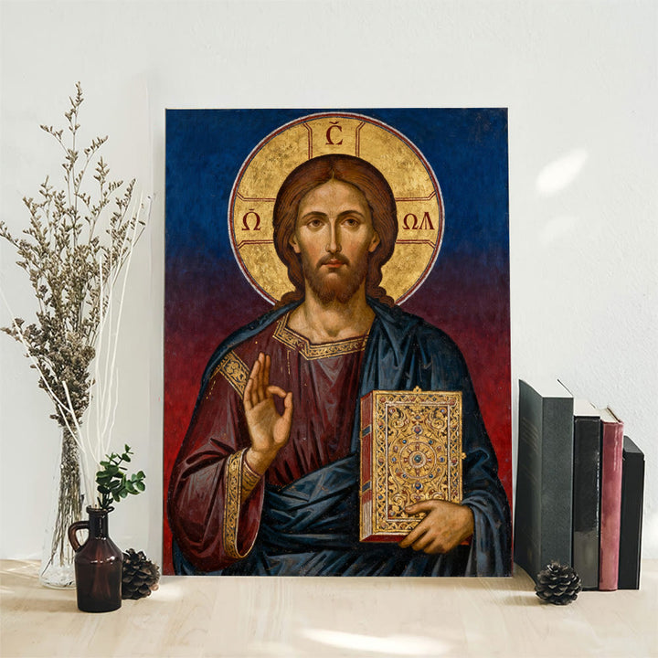 Christianartworkshop Christ Pantocrator Art Canvas: Divine Authority & Timeless Devotion - image 4