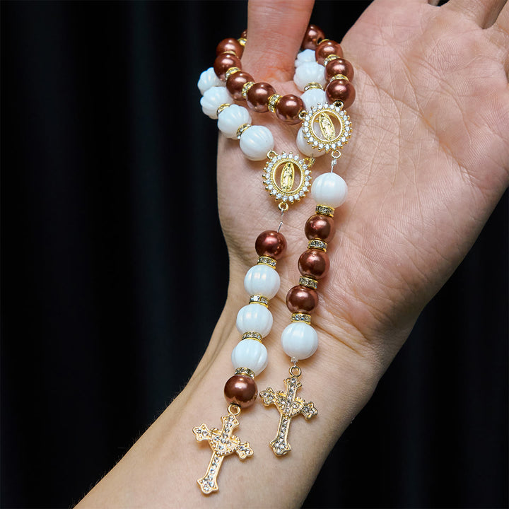 Christianartworkshop Marian Accent Pocket Rosary: Heavenly Guidance & Spiritual Connection - image 0