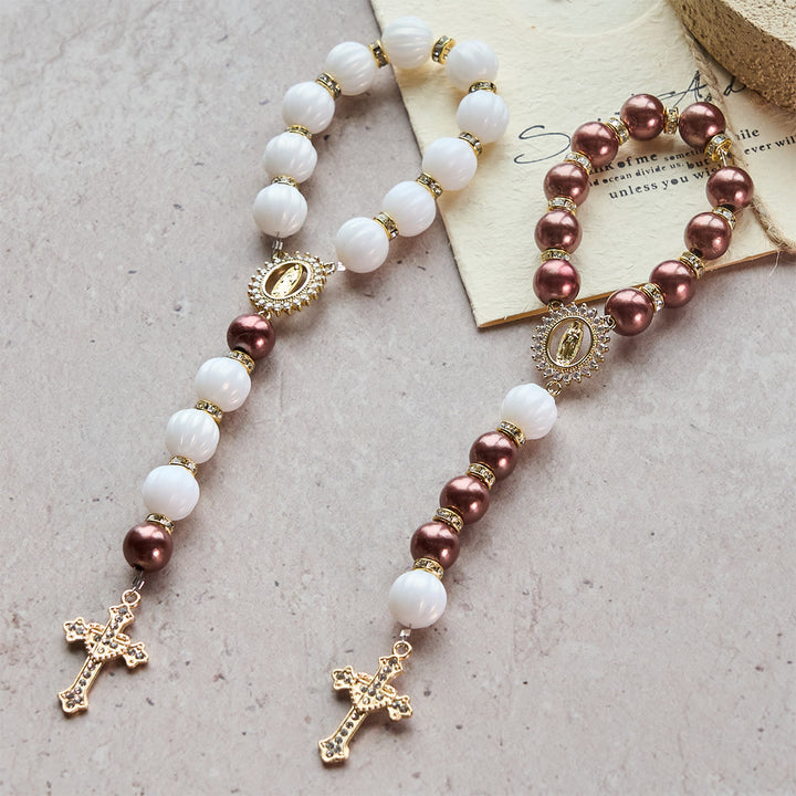 Christianartworkshop Marian Accent Pocket Rosary: Heavenly Guidance & Spiritual Connection - image 1