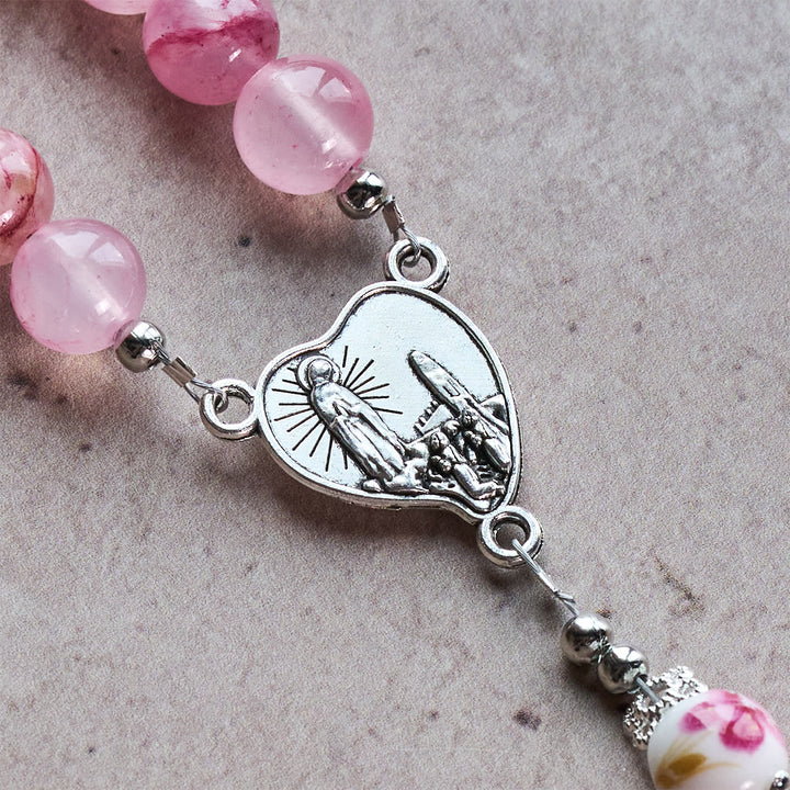 Christianartworkshop Jade Rosary with Marian Accent: Faithful Companion & Prayerful Journey - image 7