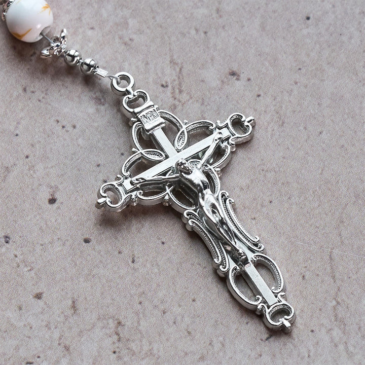 Christianartworkshop Jade Rosary with Marian Accent: Faithful Companion & Prayerful Journey - image 8