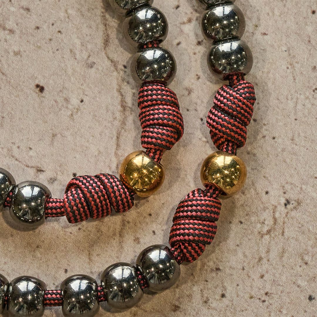 Christianartworkshop Bronze -Tone Beads Rosary with Pardon Cross & St. Benedict Accents - image 9
