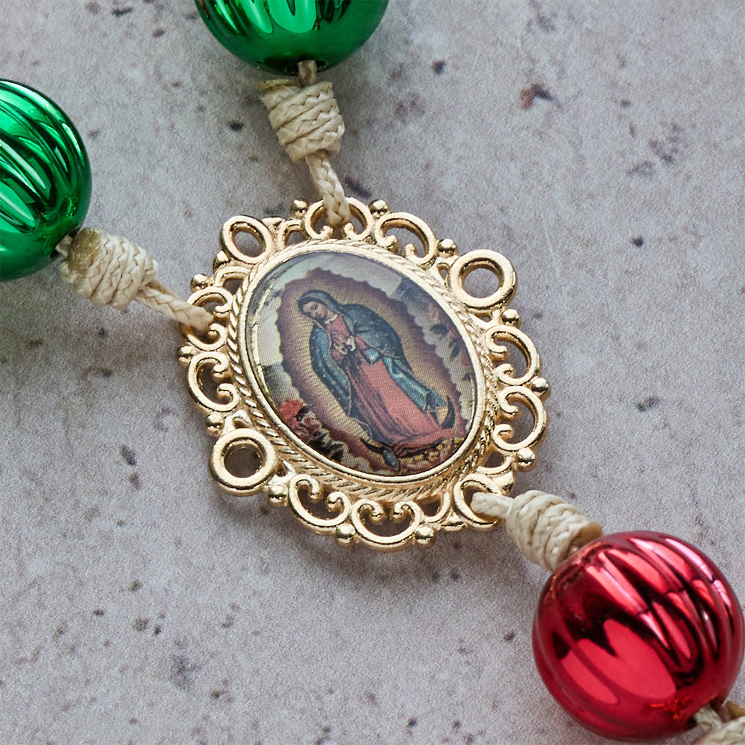 Christianartworkshop Christmas Gift: Christmas Pocket Rosary & Car Charm: Devotion & Festive Grace - image 6