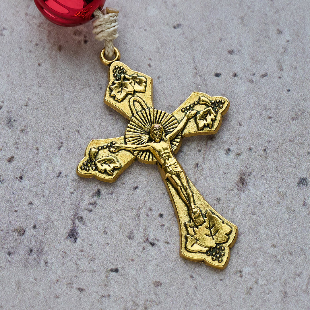 Christianartworkshop Christmas Gift: Christmas Pocket Rosary & Car Charm: Devotion & Festive Grace - image 8