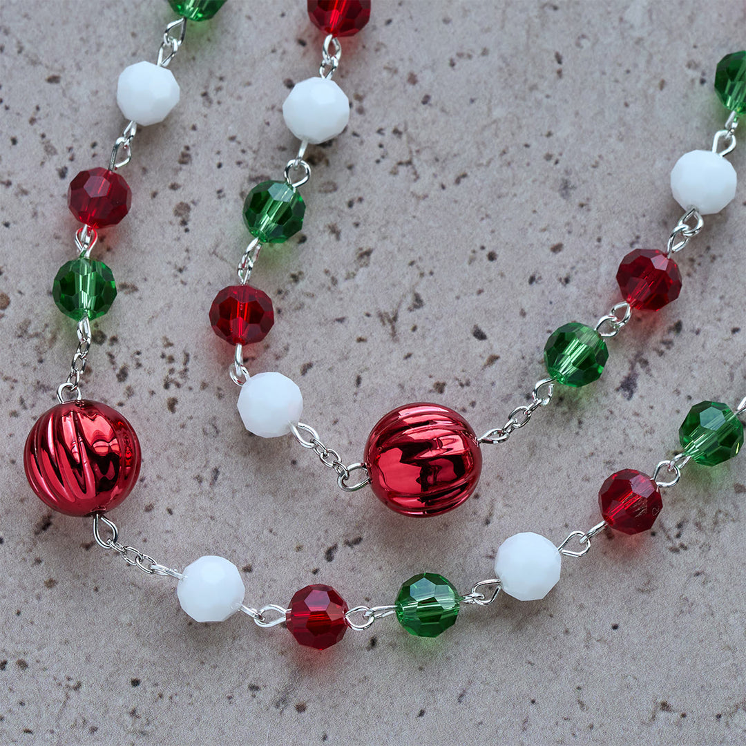 Christianartworkshop Christmas Gift: Faithful Celebration & Heavenly Bond Crystal Rosary with Cross - image 12