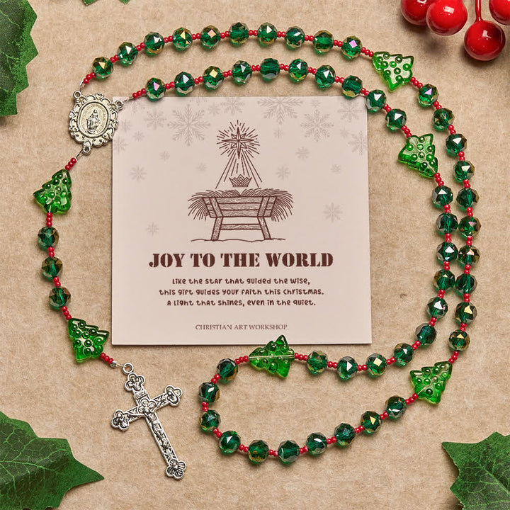 FREE Today: Joyful Green Tree of Hope Christmas Rosary: Celebrate Christ's Birth - Rosary with Joy To The World - image 4
