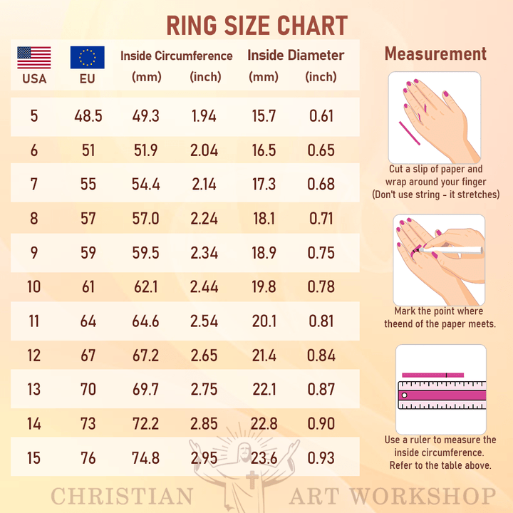 Christianartworkshop Rugged Cross Design Ring: Faith-Filled Accent for Casual Looks - image 4