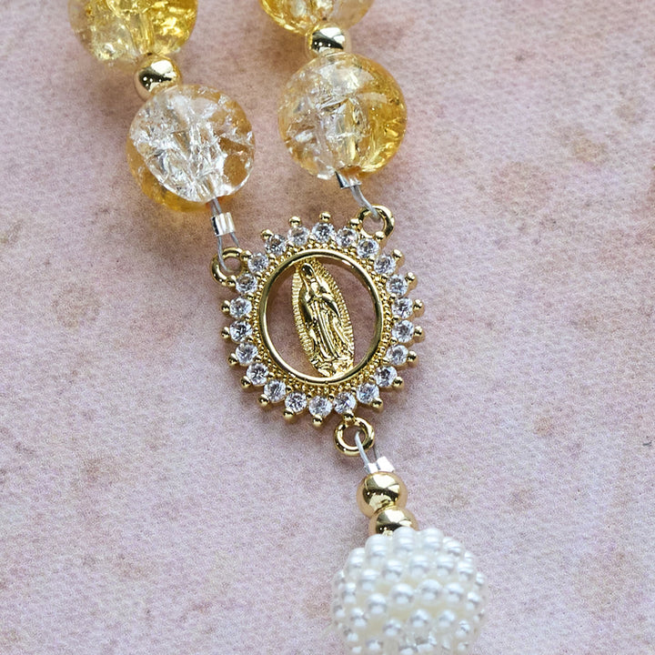 FREE Today: Glass Rosary with Our Lady of Guadalupe: Faithful Remembrance & Timeless Beauty - image 7