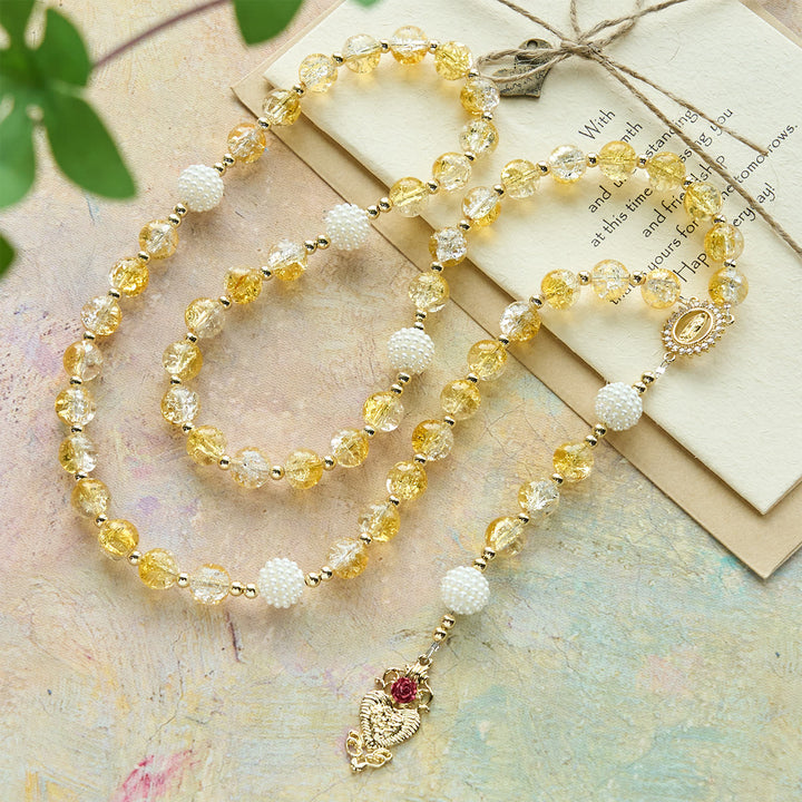FREE Today: Glass Rosary with Our Lady of Guadalupe: Faithful Remembrance & Timeless Beauty - image 5