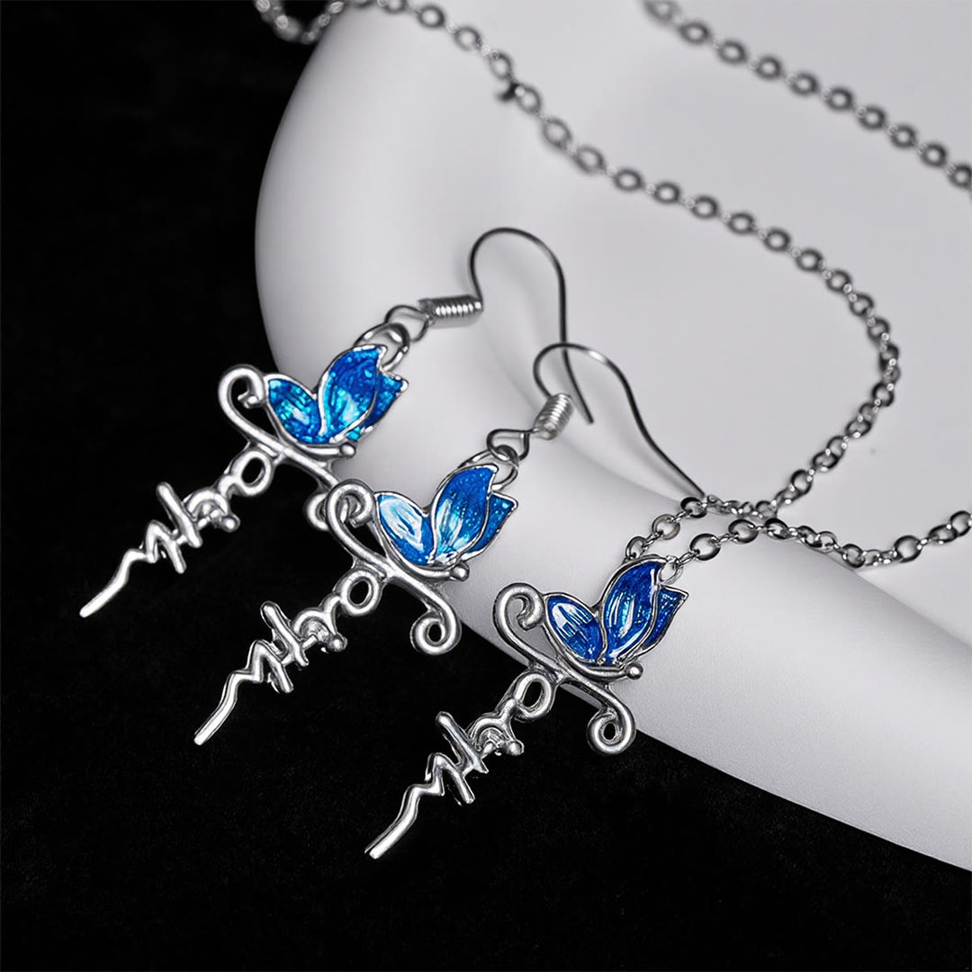 Christianartworkshop Butterfly Cross Jewelry Set: Devotion & Artful Symbolism - Set - image 4