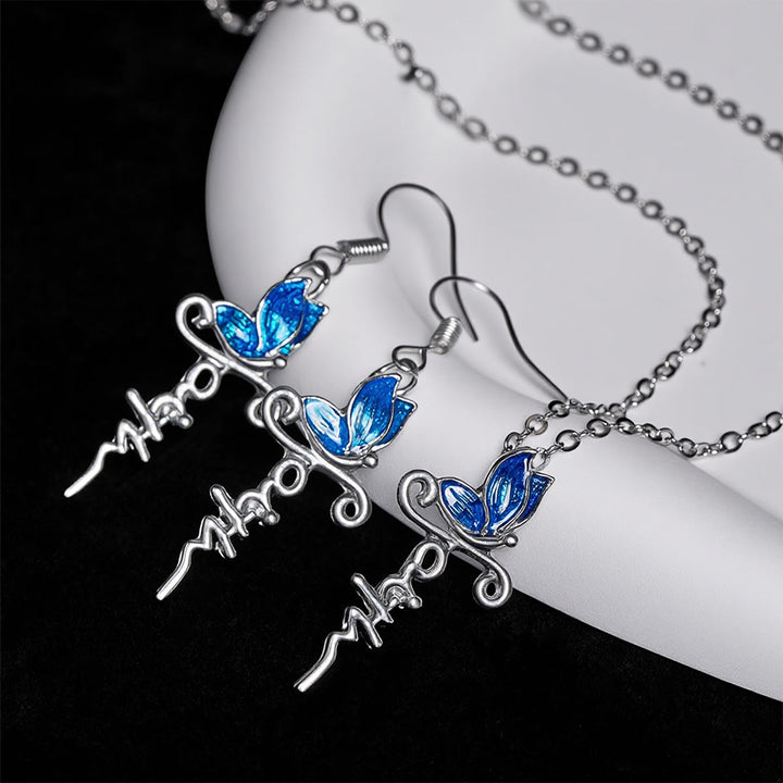 Christianartworkshop Butterfly Cross Jewelry Set: Devotion & Artful Symbolism - Set - image 4