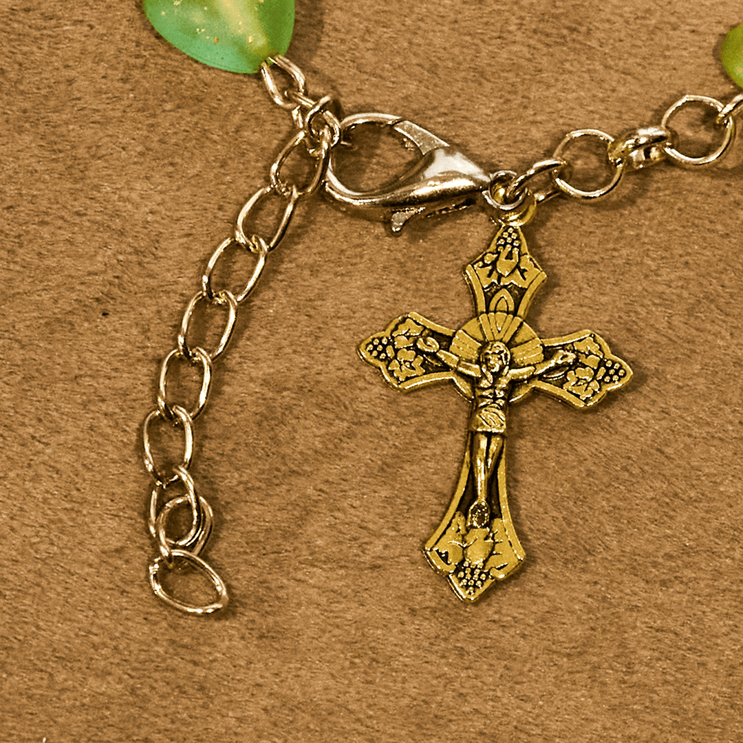 Christianartworkshop Heart & Butterfly Rosary, Bracelet: Devotion & Artful Spirituality - image 6