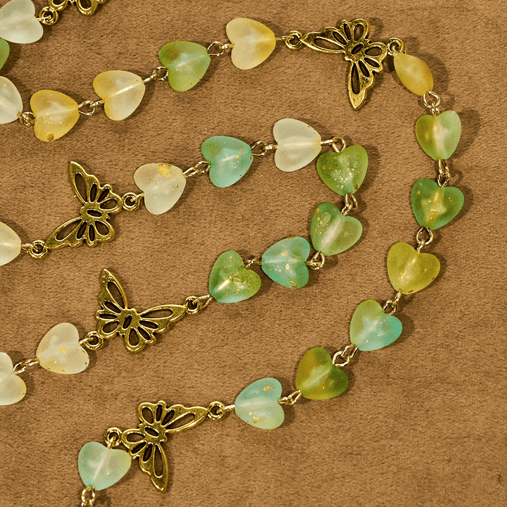 Christianartworkshop Heart & Butterfly Rosary, Bracelet: Devotion & Artful Spirituality - image 8