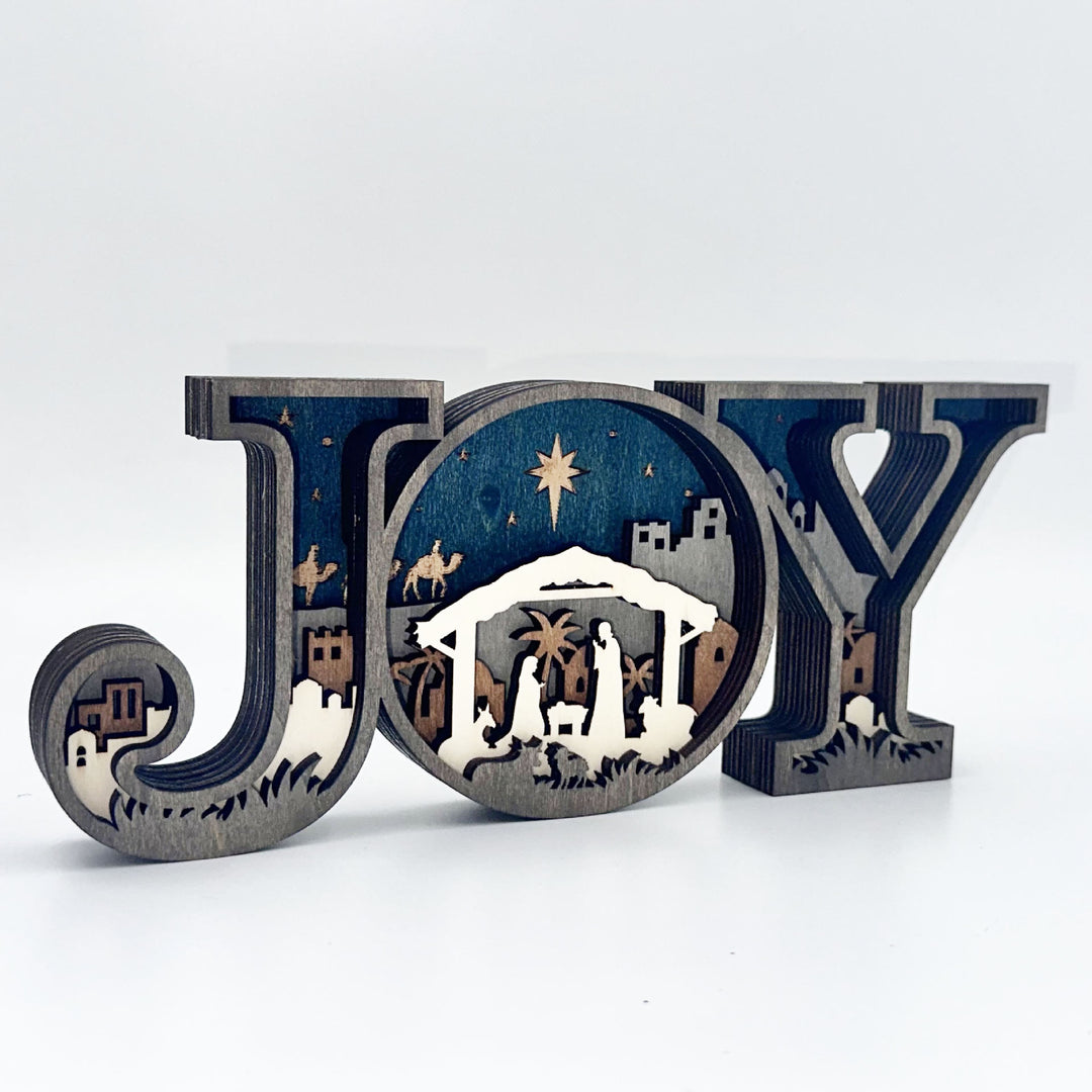 Christianartworkshop JOY Nativity Ornament: Faith & Festive Warmth in Every Detail - image 3