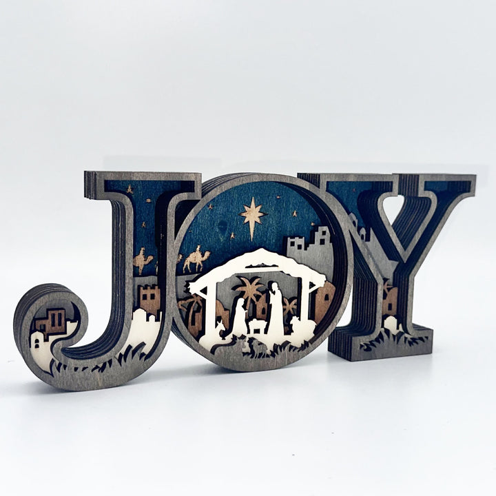 Christianartworkshop JOY Nativity Ornament: Faith & Festive Warmth in Every Detail - image 3