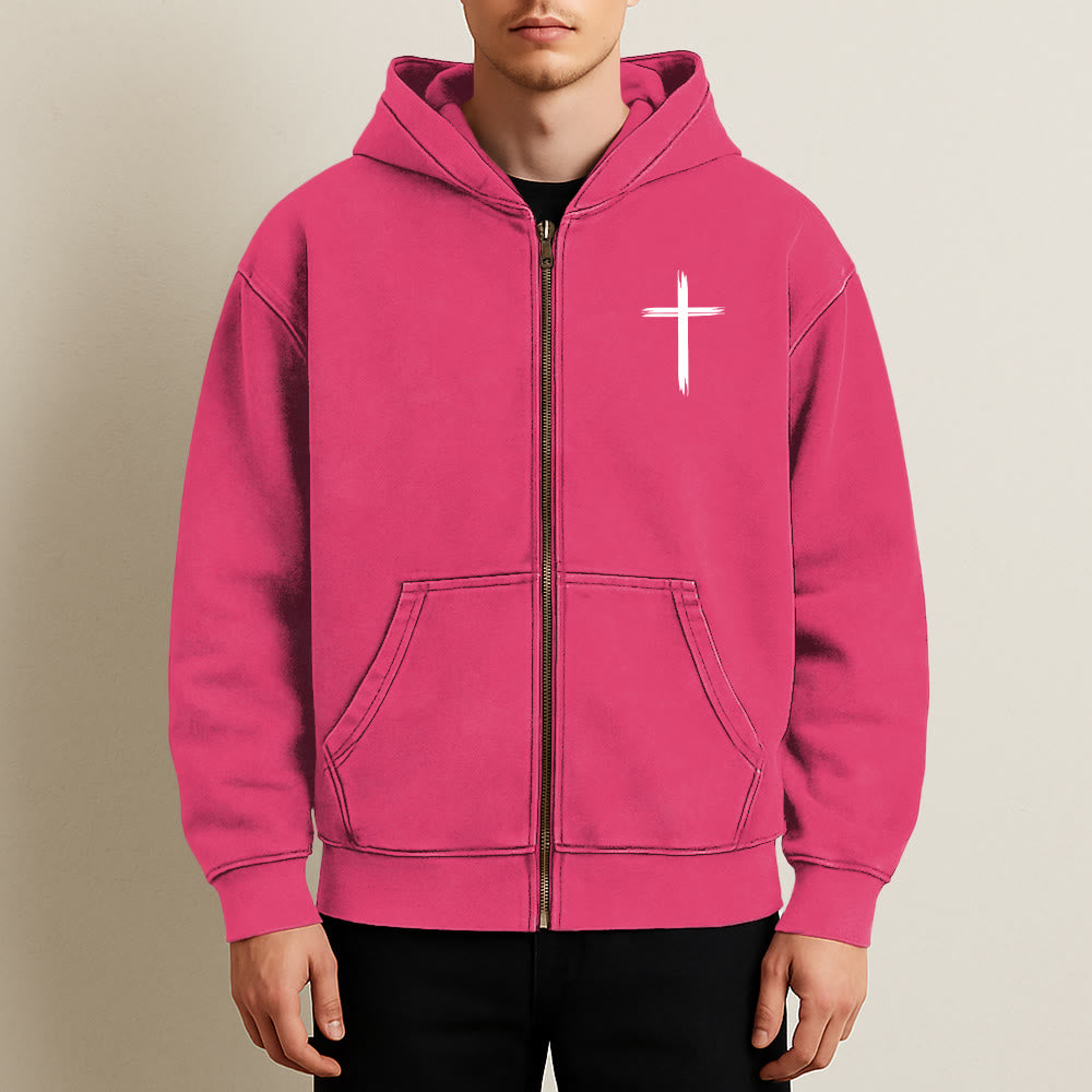 Christianartworkshop Dove & Cross Jesus Saves Hooded Jacket: Spiritual Comfort for Every Day - image 32