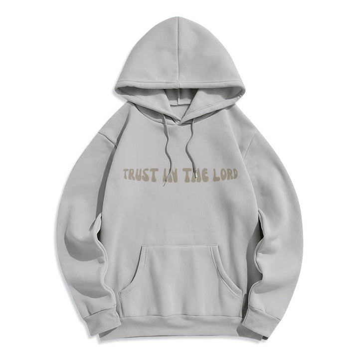 Christianartworkshop Trust In The Lord Faith Reliance Fleece Lined Polyester Hoodie - image 23