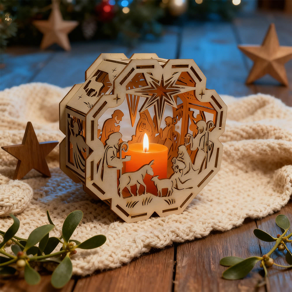 Christianartworkshop Candlelit Nativity Ornament: Faith-Driven Glow for Christmas Spaces - image 3