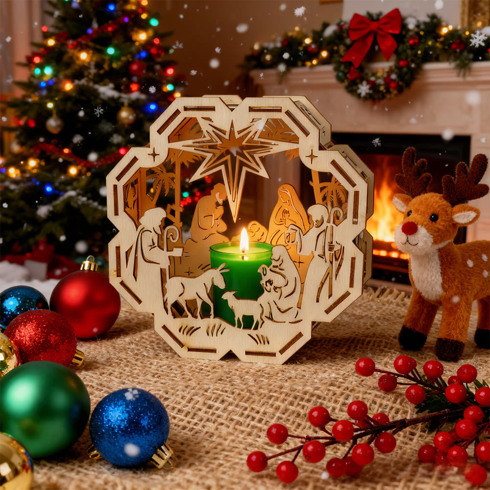 Christianartworkshop Candlelit Nativity Ornament: Faith-Driven Glow for Christmas Spaces - image 4