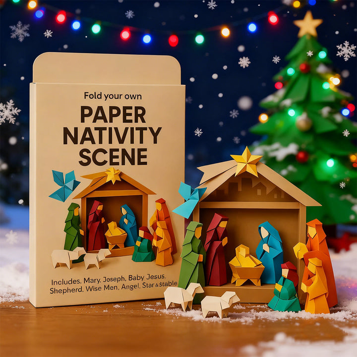 Christianartworkshop Paper Nativity Scene Ornament: Sacred Story & Creative Devotion - image 4