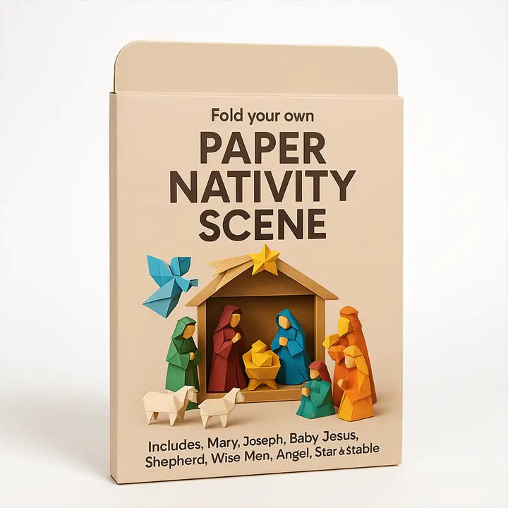 Christianartworkshop Paper Nativity Scene Ornament: Sacred Story & Creative Devotion - image 5