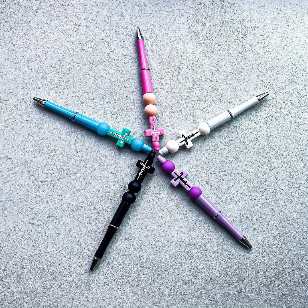 Christianartworkshop Jesus Cross Pen Series: Faith-Inspired Writing Tool with Symbolic Charm - image 2