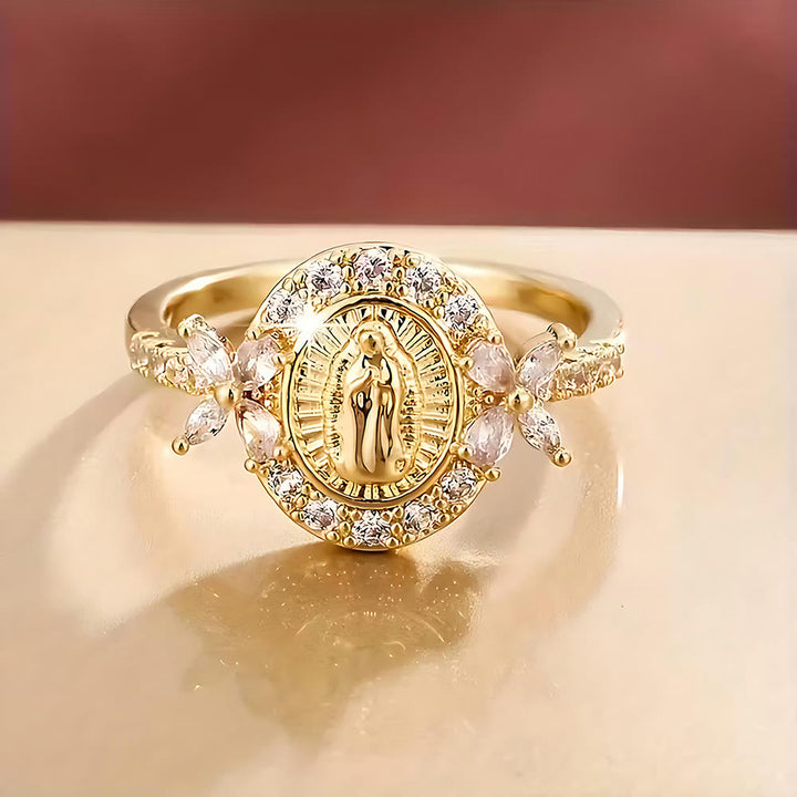 FREE Today: Elegant Virgin Mary Emblem Ring: Sacred Detail for Daily Devotion - image 6
