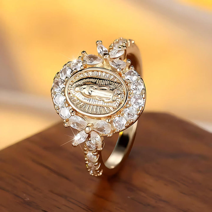 FREE Today: Elegant Virgin Mary Emblem Ring: Sacred Detail for Daily Devotion - image 5