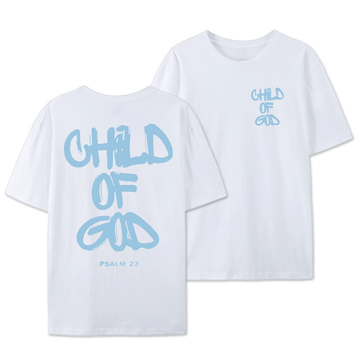 Christianartworkshop Child of God T-shirt - White - 2XL - image 1