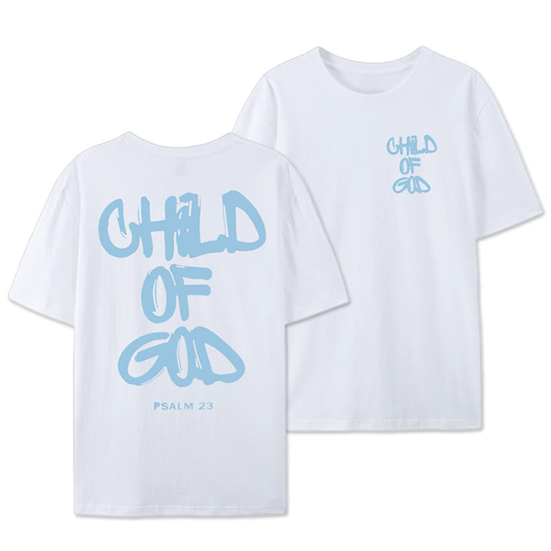 Christianartworkshop Child of God T-shirt - White - 2XL - image 2
