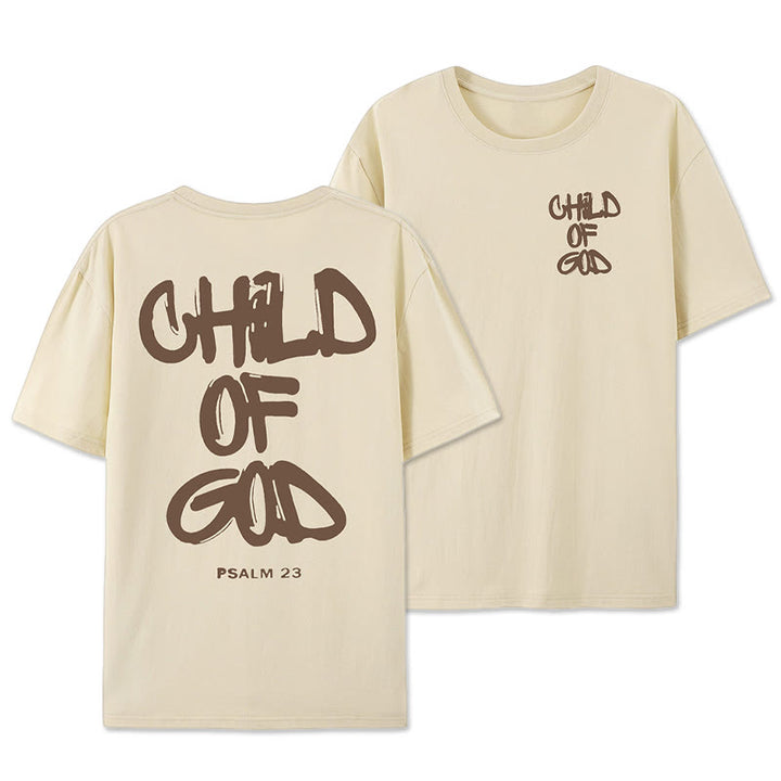 Christianartworkshop Child of God T-shirt - Beige - 2XL - image 5