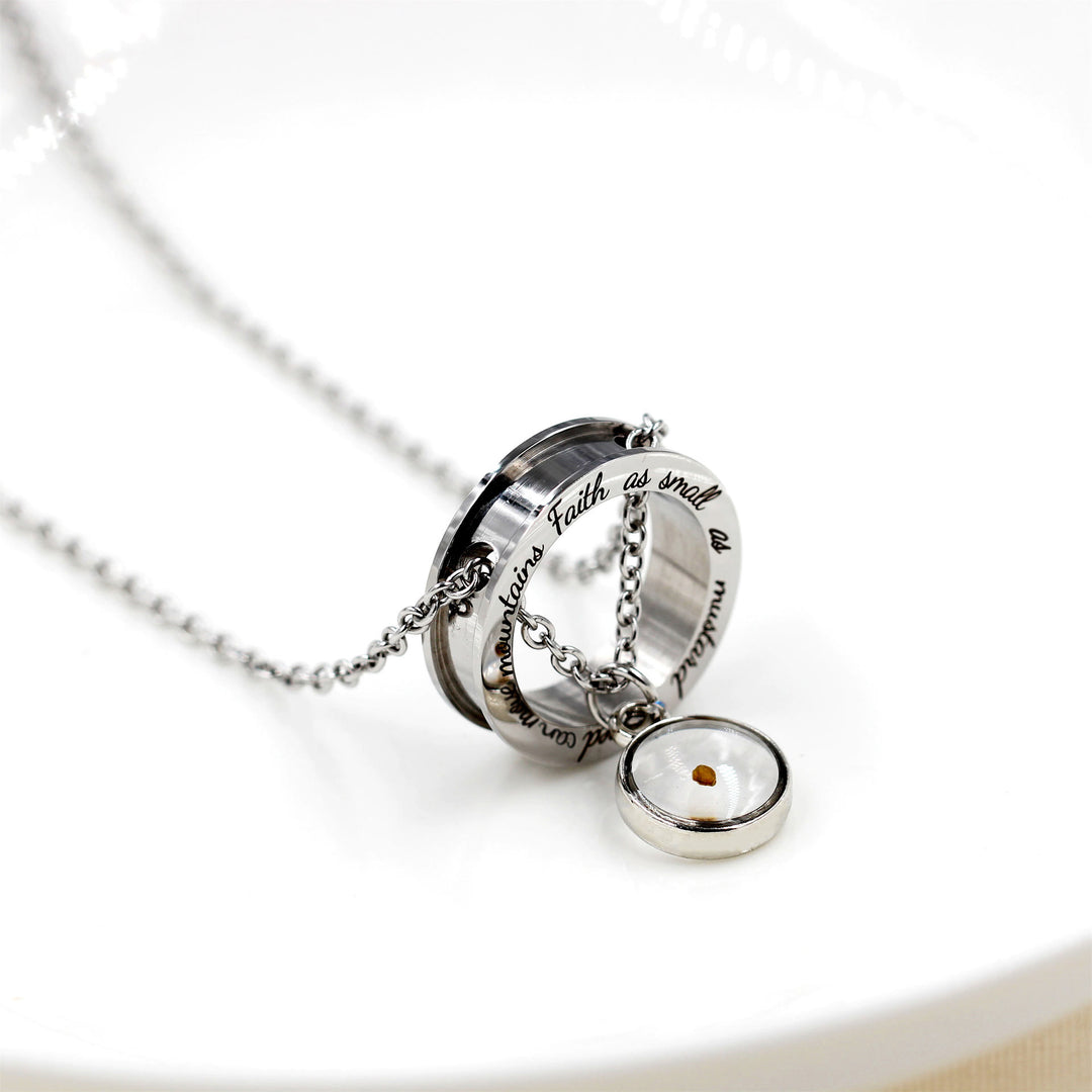Christianartworkshop Faith As Mustard Seed Necklace: Varied Charms & Sacred Symbol for Daily Wear - image 14