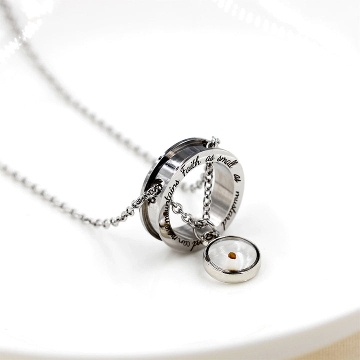 Christianartworkshop Faith As Mustard Seed Necklace: Varied Charms & Sacred Symbol for Daily Wear - image 14